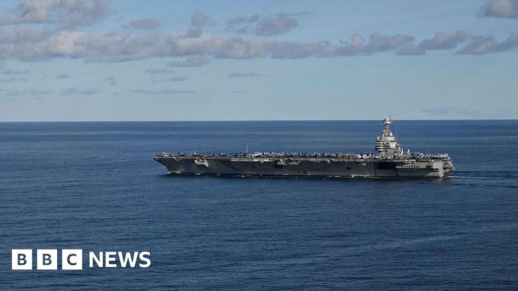 US deploys world’s largest warship towards Caribbean