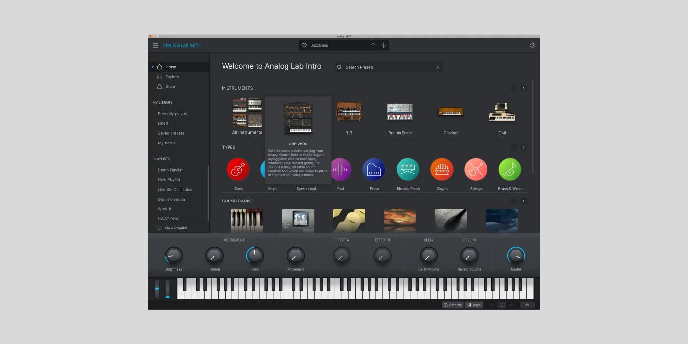 Sweetwater offers Arturia Analog Lab Intro for FREE, requires US address