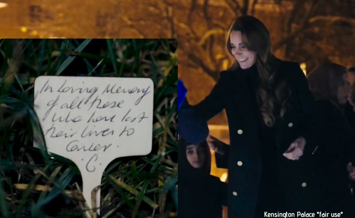 Kate’s deeply personal and heartfelt message revealed