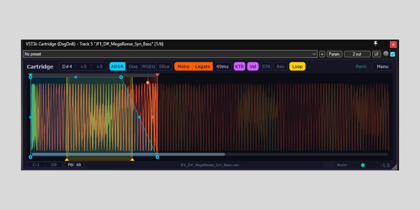 DsgDnB releases Cartridge (still in testing), a FREE sampler/slicer plugin