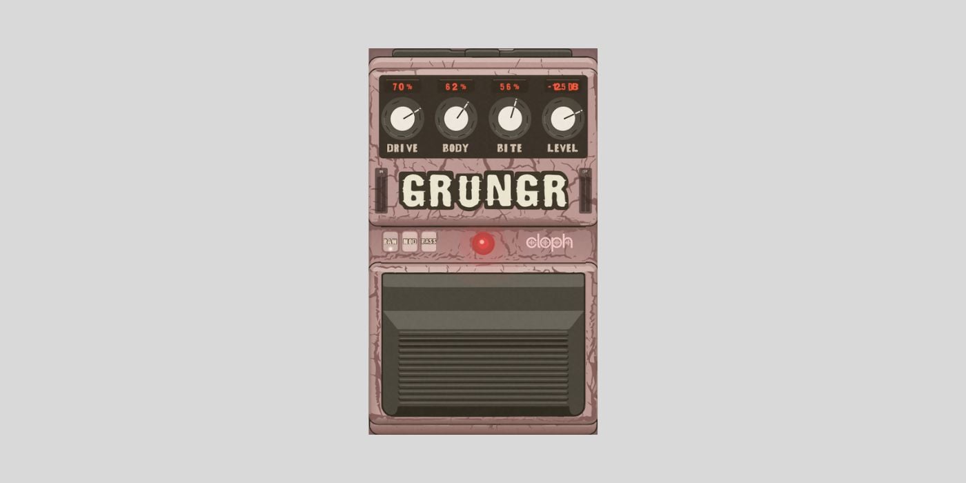 cloph-dsp releases Grungr, a FREE drive pedal plugin